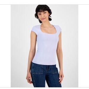 And Now This Women's Square Neck Cap Sleeve Top, Exclusively at Macy’s